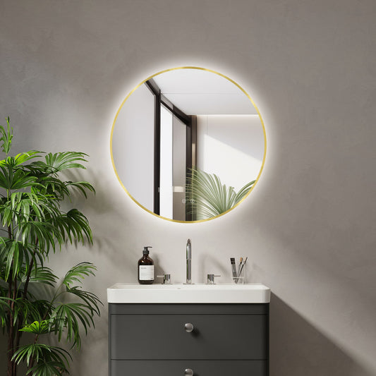 LED zrkadlo Ares Gold