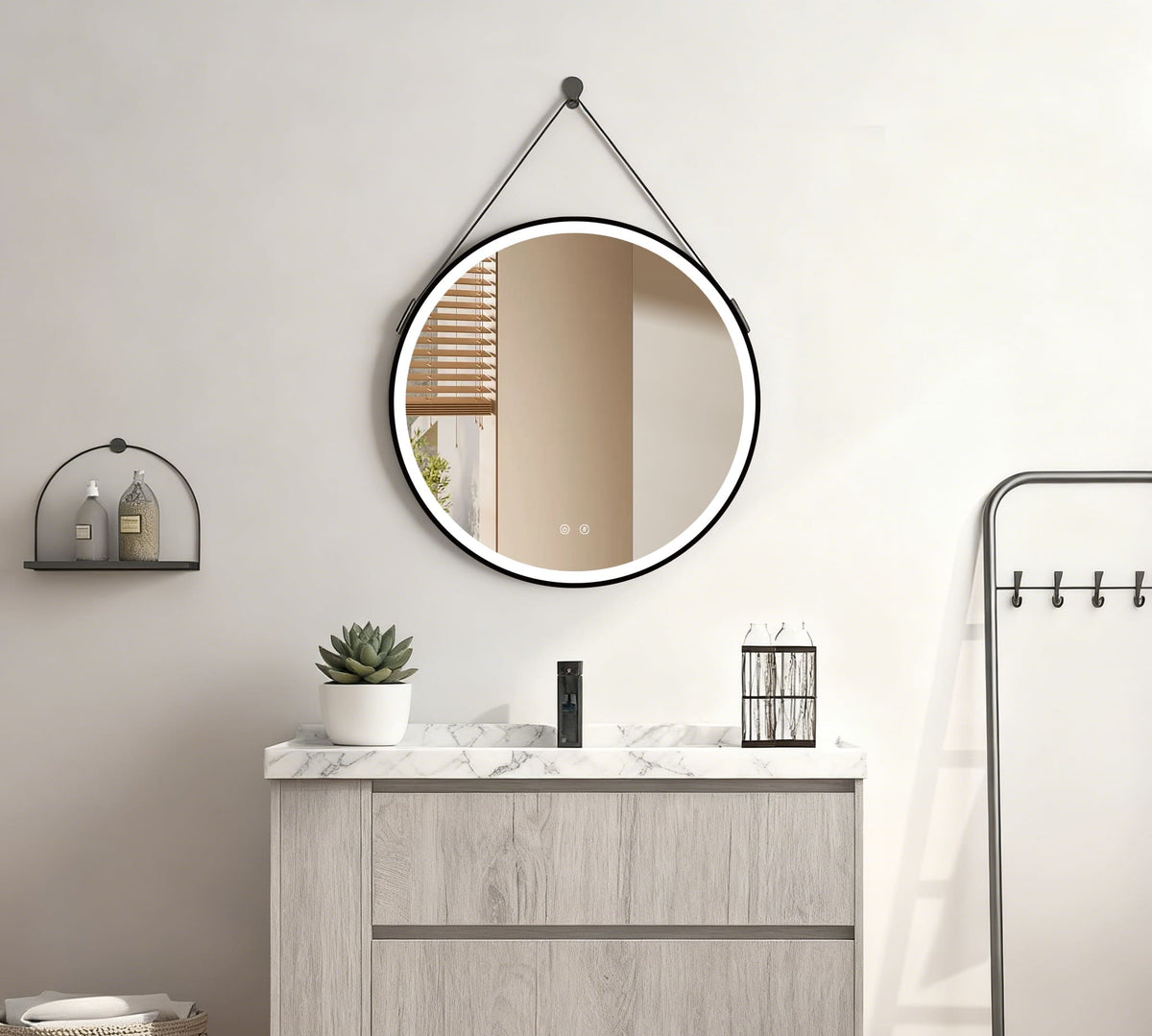 LED zrkadlo Olympus Gold