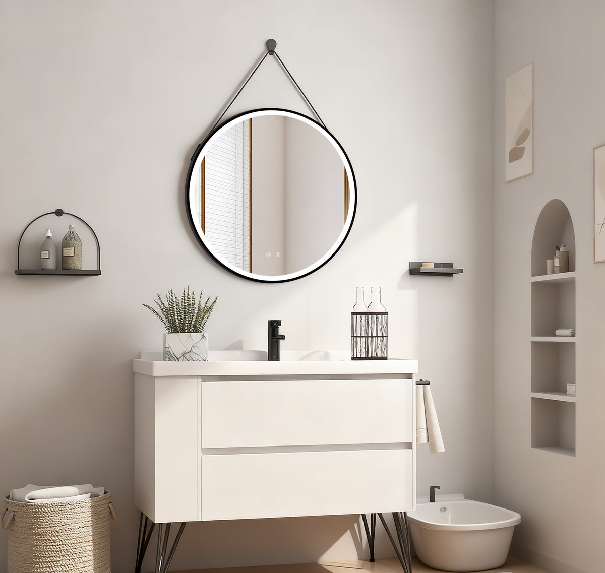 LED zrkadlo Olympus Gold