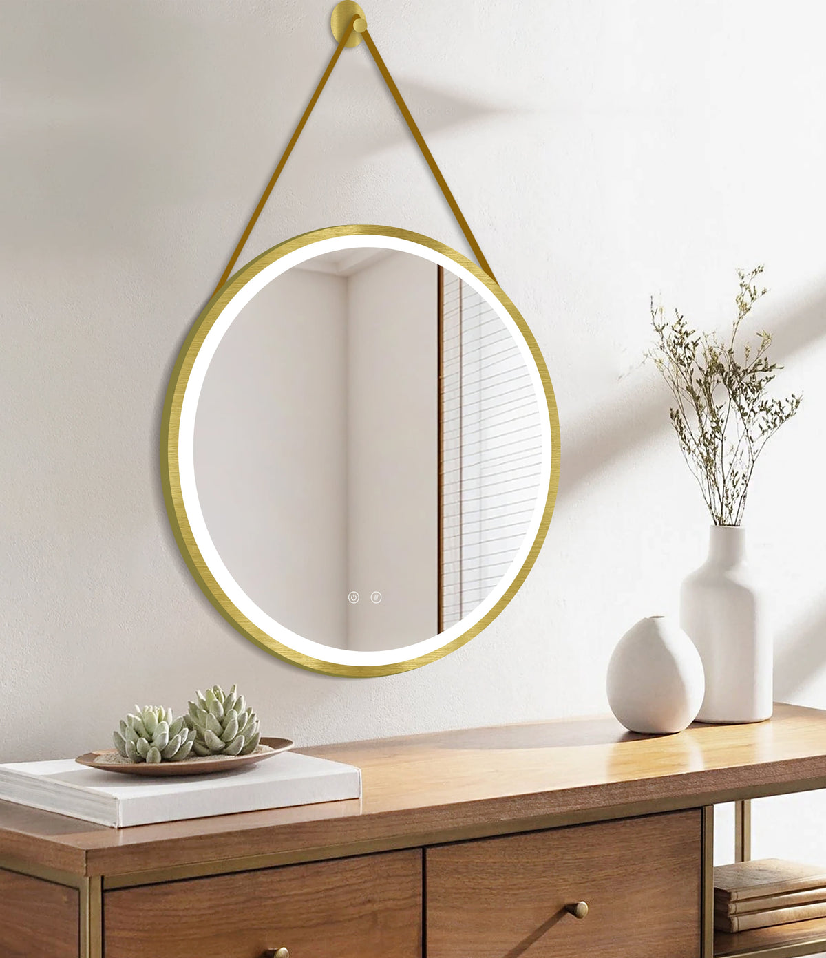 LED zrkadlo Olympus Gold