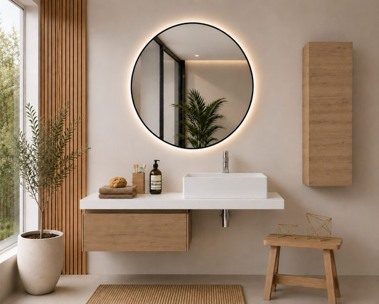 Kúpeľňový nábytok s modulom 60 cm vo farbe step a doskou 120 cm SICILIA